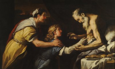 Vorstellung von Jakob bei Isaak von Luca Giordano