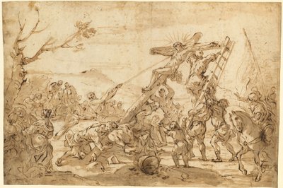 Die Kreuzaufrichtung von Luca Giordano