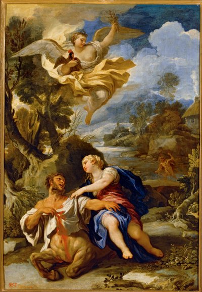 Der Tod des Zentauren Nessus von Luca Giordano