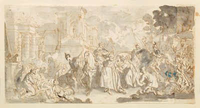 Versuchung des Mordechai (?) von Luca Giordano