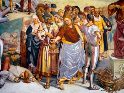 „Vorhersage und Fakten des Antichristen“ 1499-1502 von Luca Signorelli