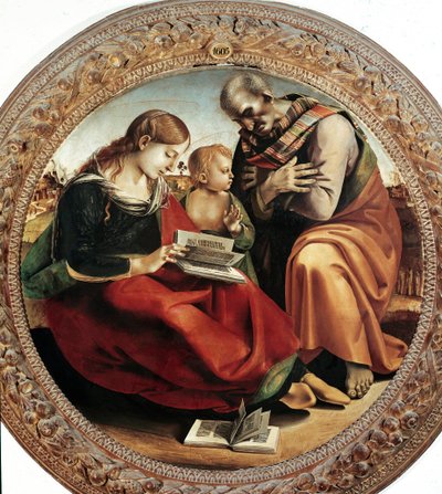 Die Heilige Familie von Luca Signorelli