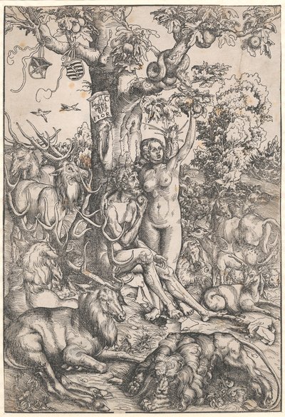 Der Sündenfall von Lucas Cranach d.Æ.