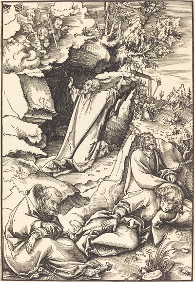 Christus am Ölberg von Lucas Cranach the Elder
