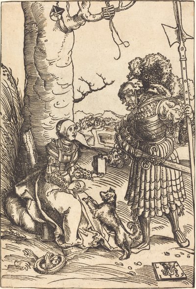 David und Abigail von Lucas Cranach the Elder