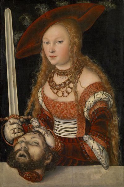 Judith mit dem Kopf des Holofernes, ca. 1530 von Lucas Cranach the Elder