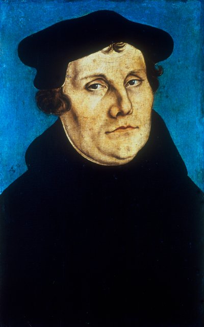 Martin Luther, deutscher protestantischer Reformator, ca. 1529 von Lucas Cranach the Elder