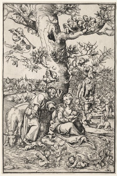 Ruhe auf der Flucht nach Ägypten, 1509 von Lucas Cranach the Elder