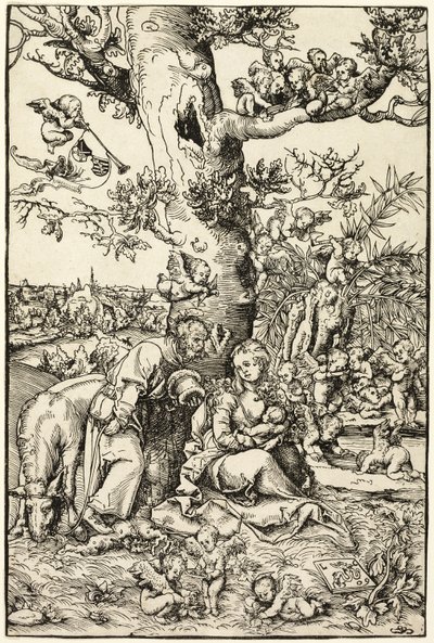 Die Rast auf der Flucht nach Ägypten von Lucas Cranach the Elder