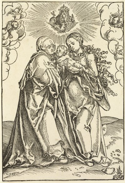 Die Jungfrau und das Kind mit der heiligen Anna von Lucas Cranach the Elder