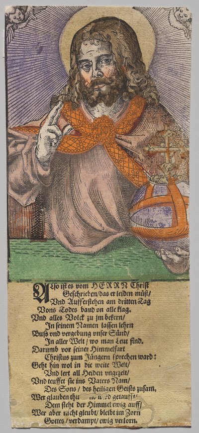 Christus aus Christus, die Apostel und Paulus von Lucas Cranach the Elder, After