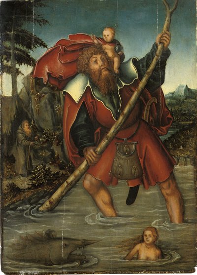 Der heilige Christophorus von Lucas Cranach the Elder and workshop