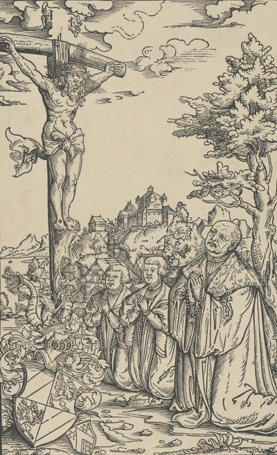 Exlibris von Christoph Scheurl von Lucas Cranach the Younger  
