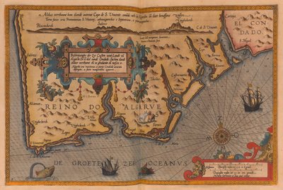Übergroßer Atlas mit dem Titel 