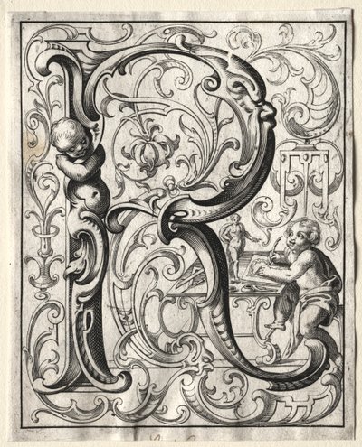 Neues ABC-Heft: R, 1627 von Lucas Kilian