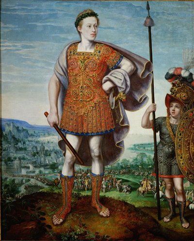 Erzherzog Matthias als Scipio Africanus der Ältere, 1580 von Lucas Valckenborch van