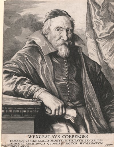 Wenceslaus Coeberger, Præfectus Generalis Montium Pietatis, Brüssel von Lucas Vorsterman