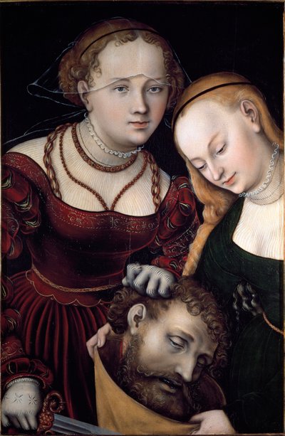 Judith mit Magd und Kopf des Holofernes von Lucas the Elder Cranach