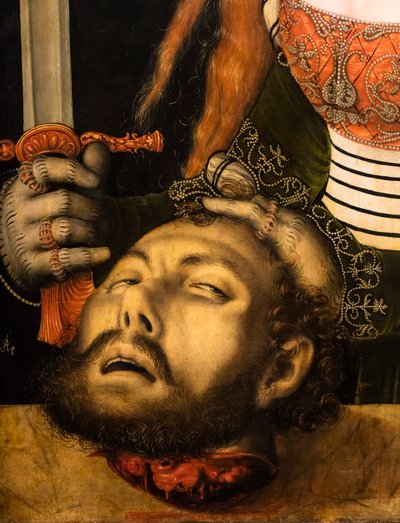 Judith mit dem Kopf des Holofernes, ca. 1530 von Lucas the Elder Cranach