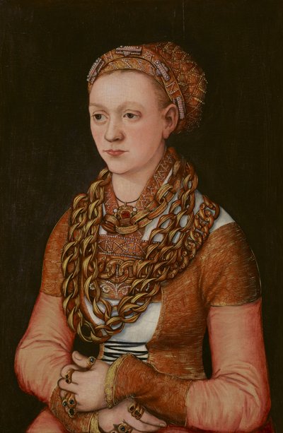 Porträt von Anna Buchner, geb. Lindacker, ca. 1520 von Lucas the Elder Cranach