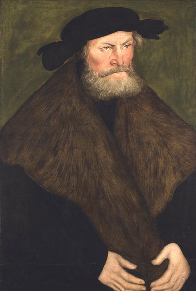 Porträt von Herzog Heinrich dem Frommen von Sachsen 1528 von Lucas the Elder Cranach