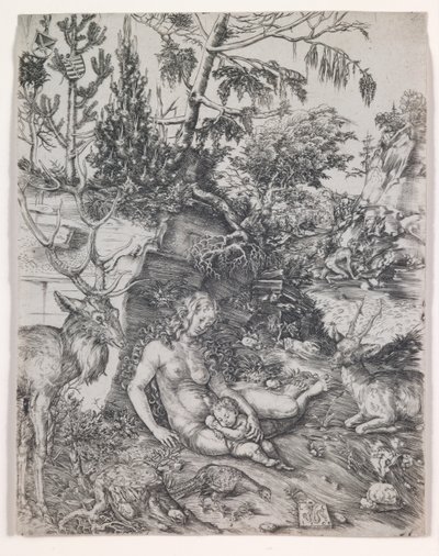Die Buße des Heiligen Johannes Chrysostomus von Lucas the Elder Cranach