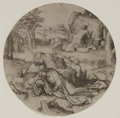 Die Agonie im Garten von Lucas van Leyden