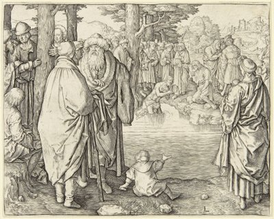 Taufe Christi von Lucas van Leyden