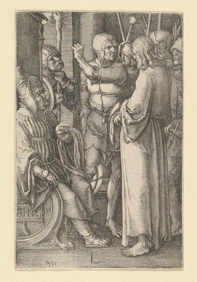 Christus vor Annas, 1521 von Lucas van Leyden