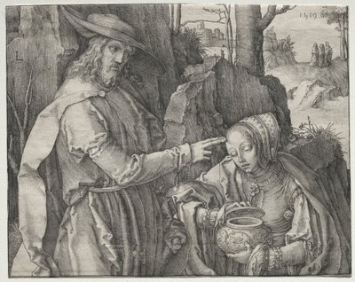 Christus als Gärtner erscheint der heiligen Maria Magdalena von Lucas van Leyden