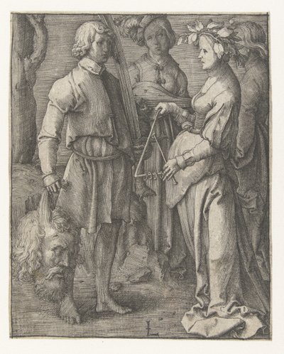 Der Triumph Davids von Lucas van Leyden