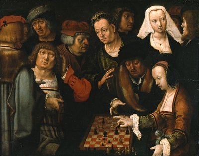 Die Schachpartie von Lucas van Leyden