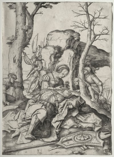 Samson und Delilah von Lucas van Leyden