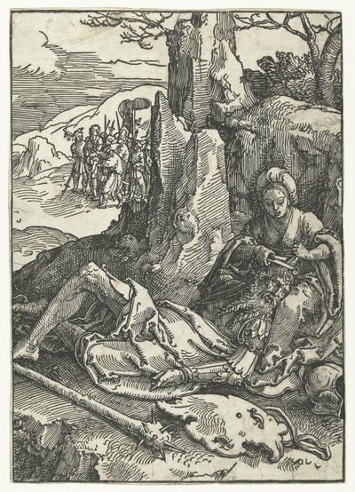 Simson und Delila von Lucas van Leyden