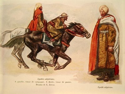 Algerische Spahis während des Ersten Weltkriegs von Lucien Hector Jonas