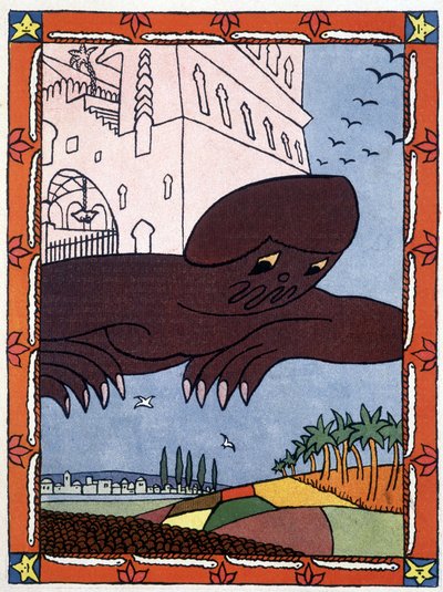Ein Genie - in „Tausendundeine Nacht“ ill. von Lucien Laforge (1889-1952) von Lucien Laforge