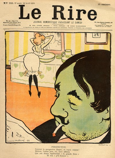 Humorvolle Karikatur, Titelseite von 
