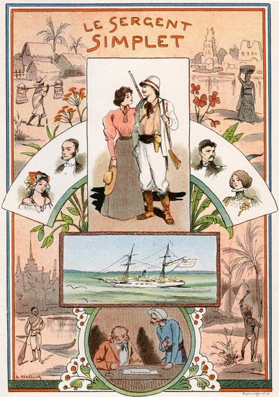 Illustration für das Buch von Paul d