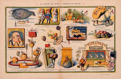 Le Rire, Satirische in Farben von Lucien Metivet