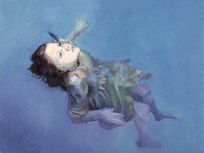 Mädchen schwebend, 2004 von Lucinda Arundell