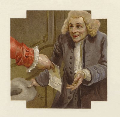 Illustration für Die Schule des Skandals von Lucius Rossi