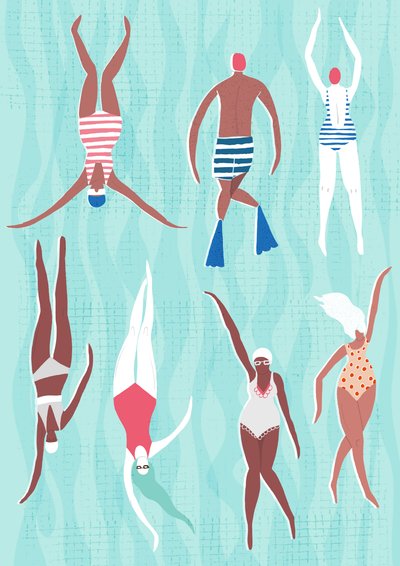 Schwimmer, 2014 von Lucy Banaji