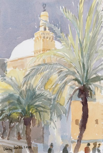 Altstadtpalmen II, Jerusalem von Lucy Willis