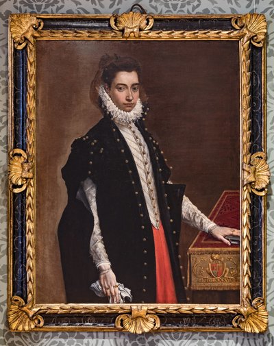 Fontanellato, Labirinto della Masone, Franco Maria Ricci Kunstsammlung: "Porträt von Lucrezia Bentivoglio Leoni" von Ludovico Carracci