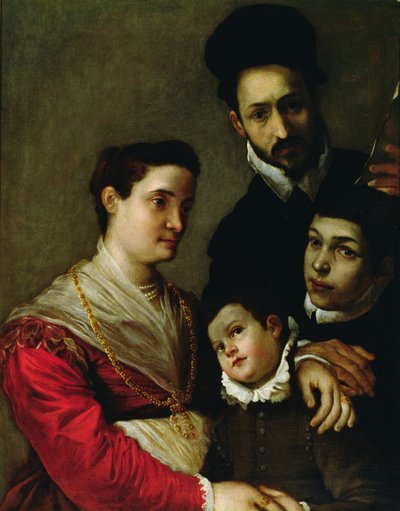 Porträt der Familie Tacconi von Ludovico Carracci