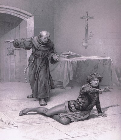 Lebe hier im Himmel und darf sie ansehen, Illustration aus Romeo und Julia von Ludovico Marchetti