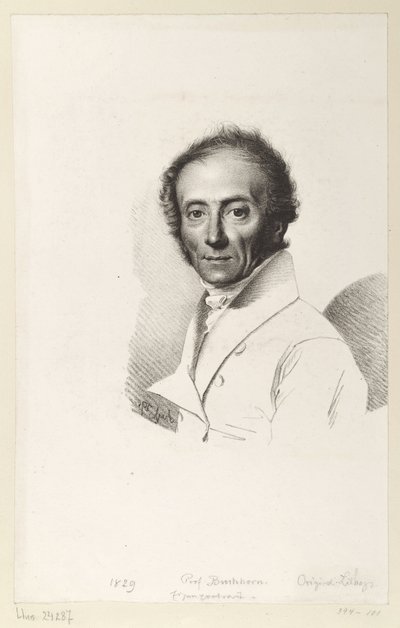 Selbstbildnis von Ludwig Buchhorn