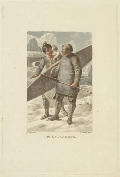 Bewohner von Grönland von Ludwig Gottlieb Portman