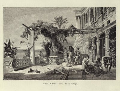 Griechenland und Rom - Rom: Tiberius in Capri von Ludwig Hans Fischer