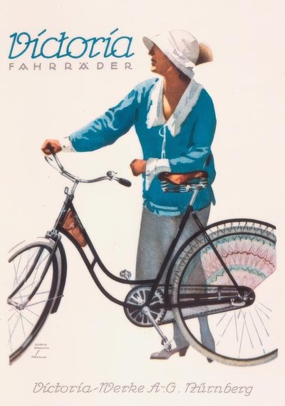 Victoria Fahrräder von Ludwig Hohlwein